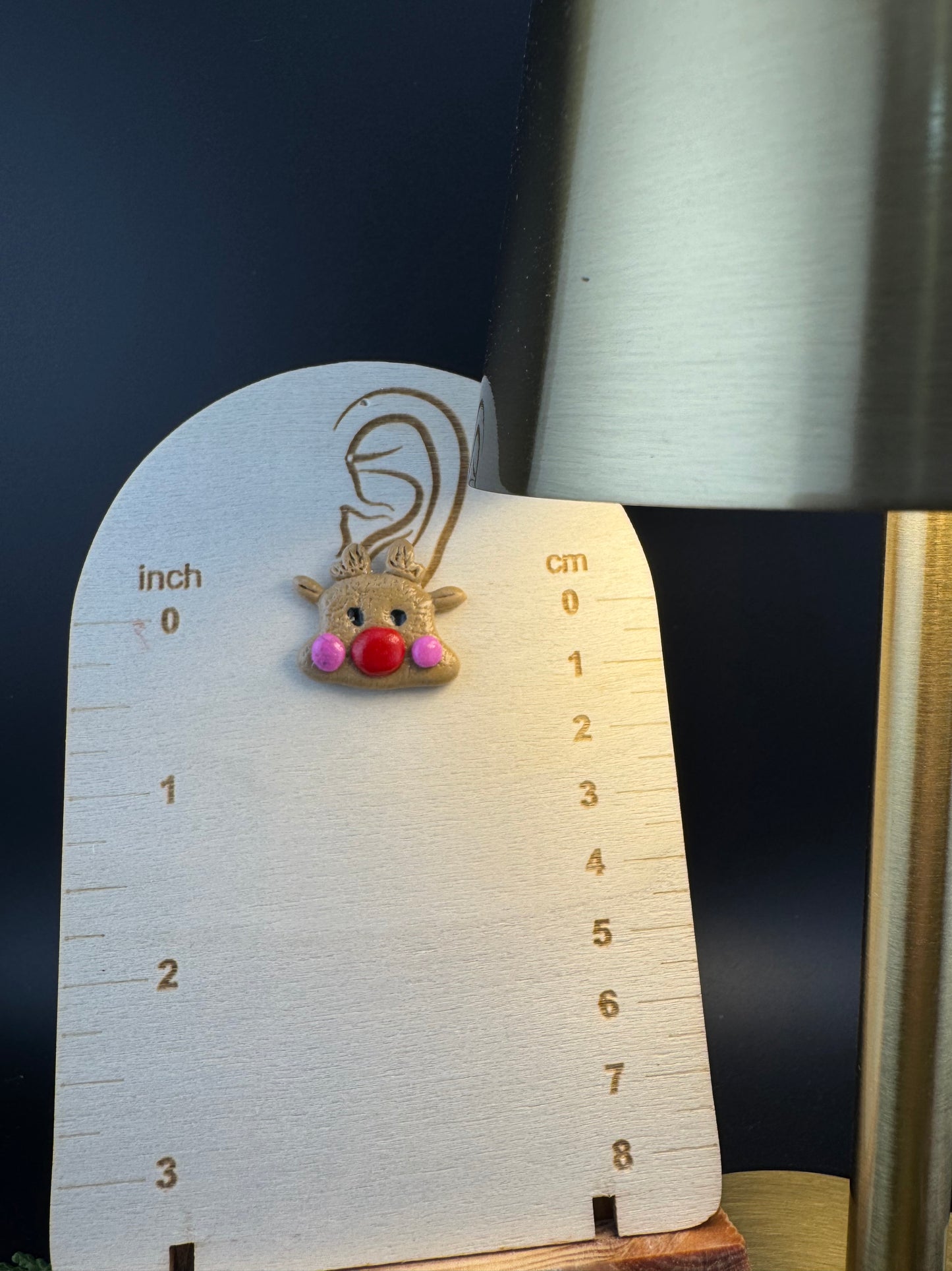 Rudolph the Red-nosed Reindeer Post Earrings