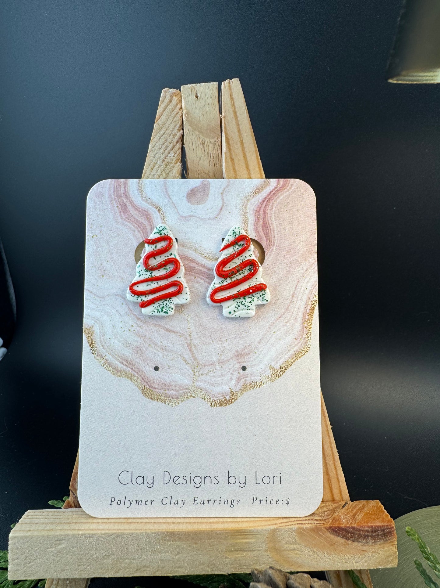 Snack Cake Trees Studs