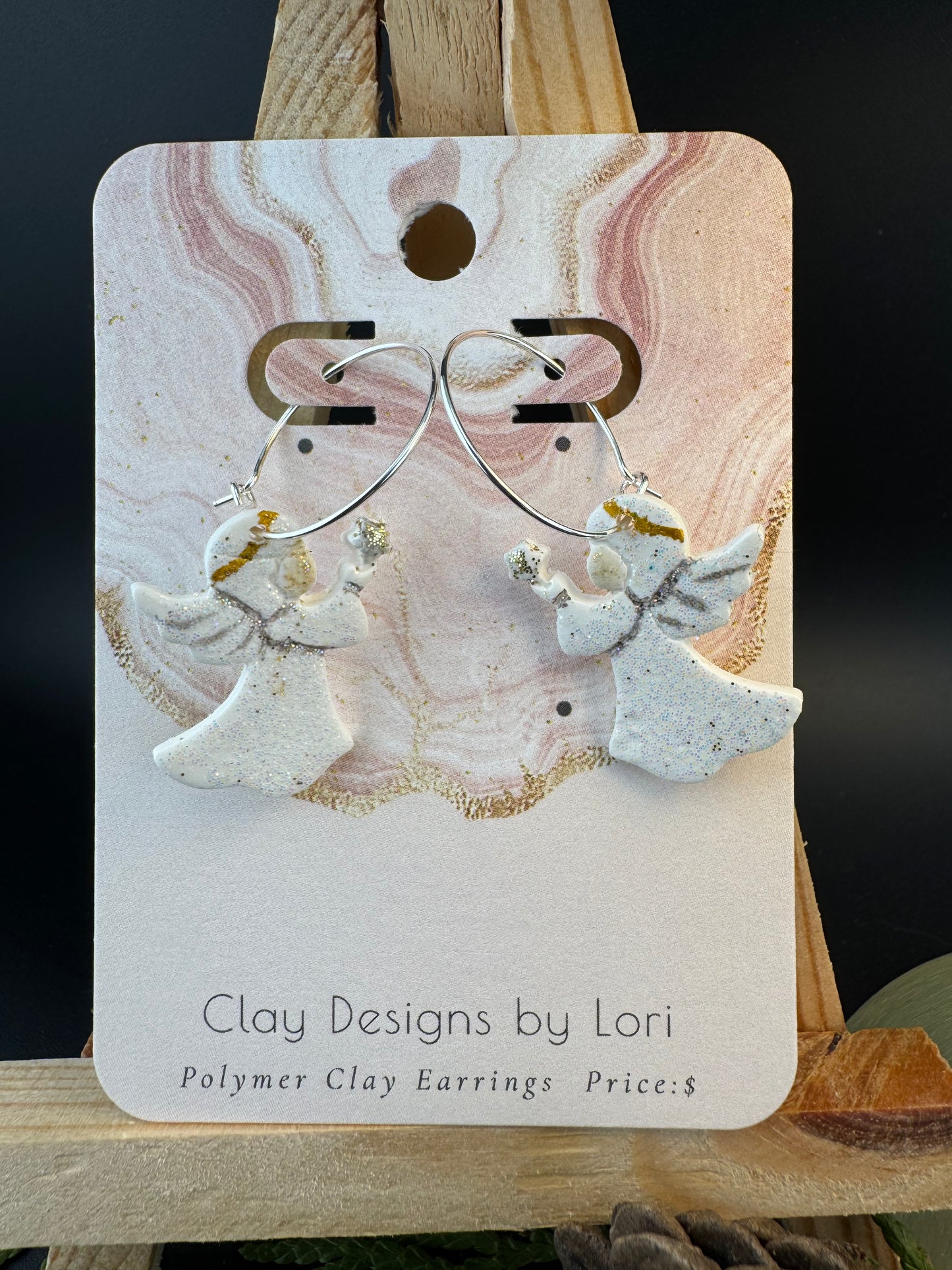 Angels on Silver Hoops