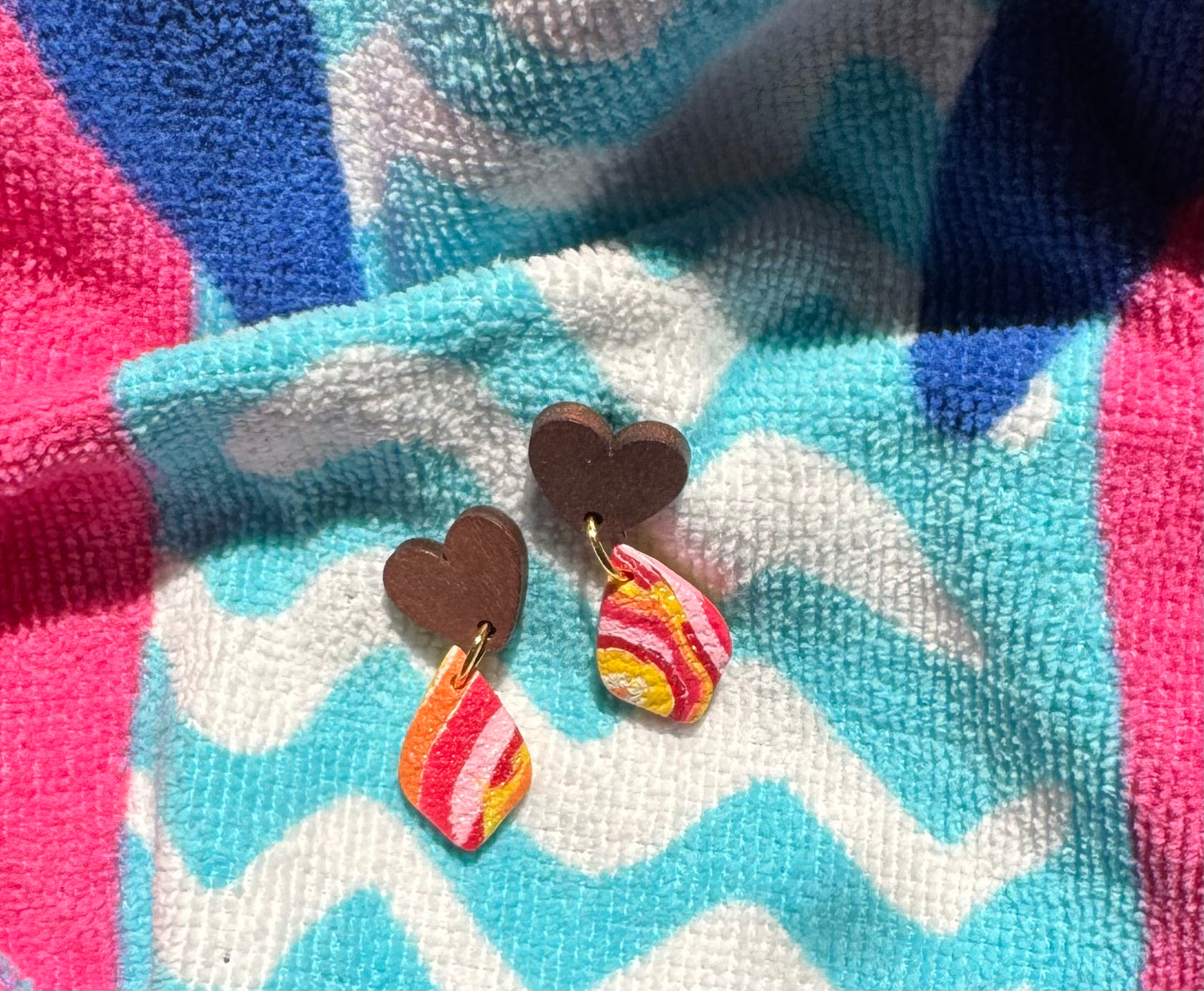 Sweet Swirl Drop Earrings