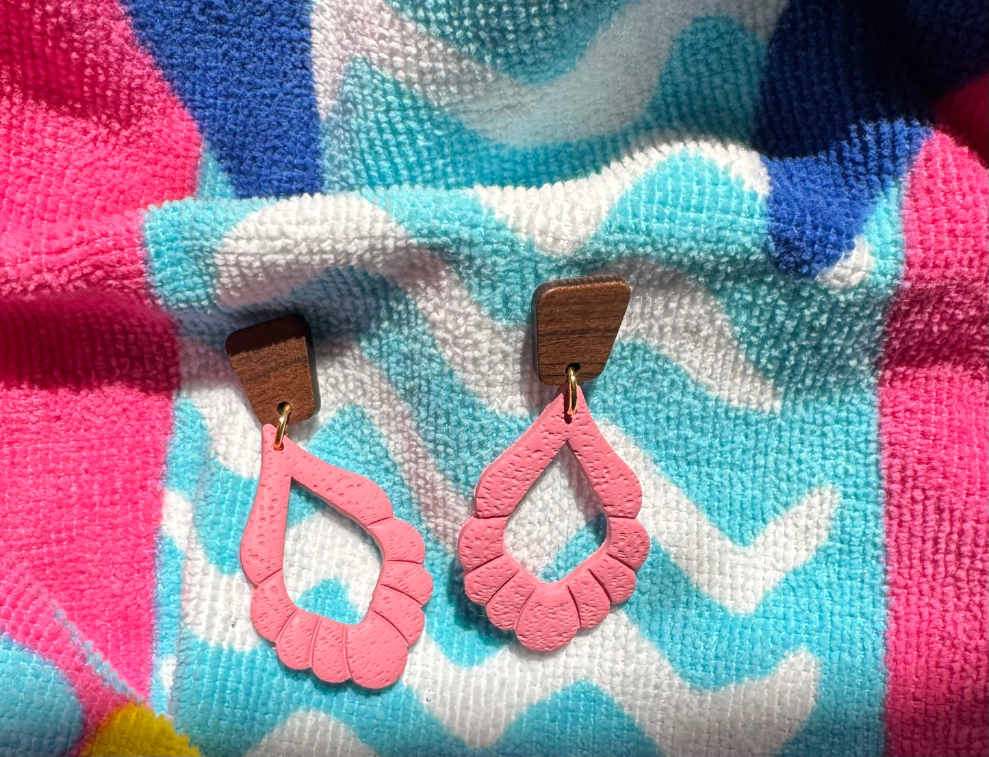 Pink Lemonade Drop Earrings