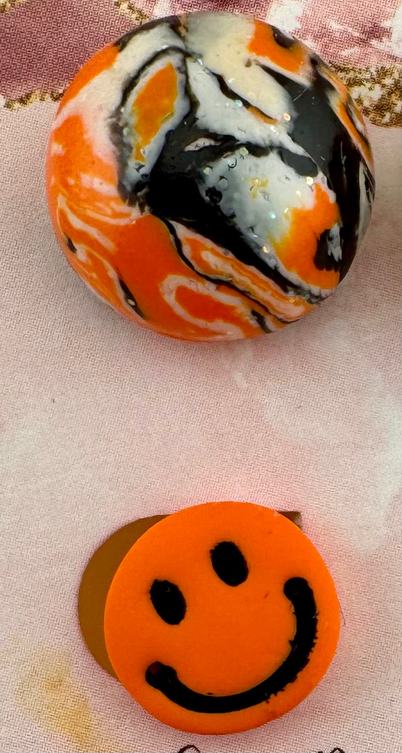Orange and Black School Spirit Duo ๐งก ๐ค
