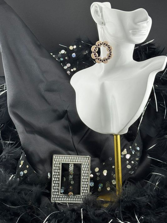 Halloween Circle of Skulls Hoops