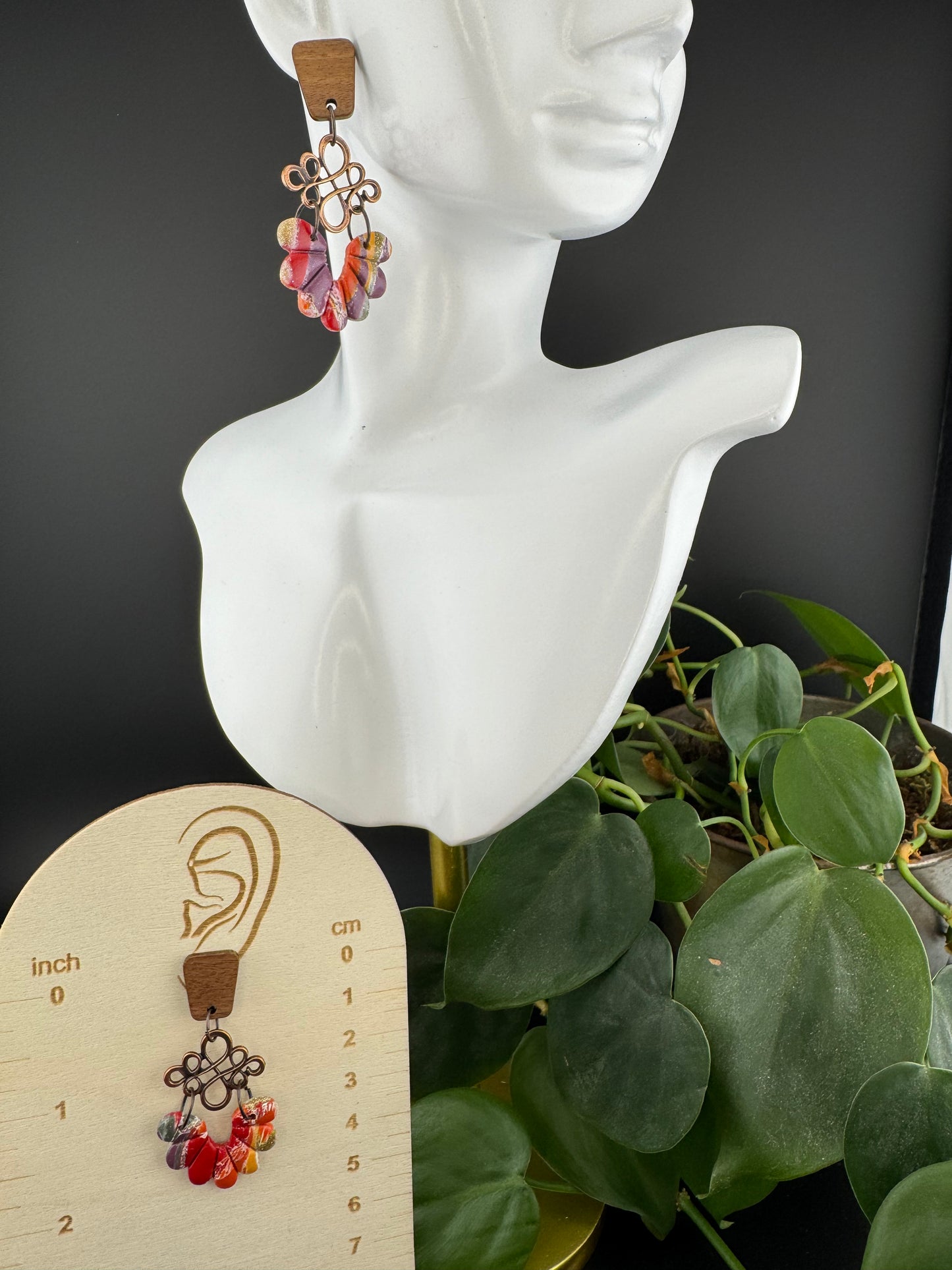 Bright, Bold Color with Copper and Wood accents