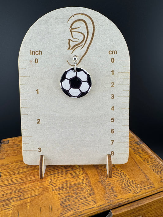 Soccer Ball on gold or Silver Ball Post