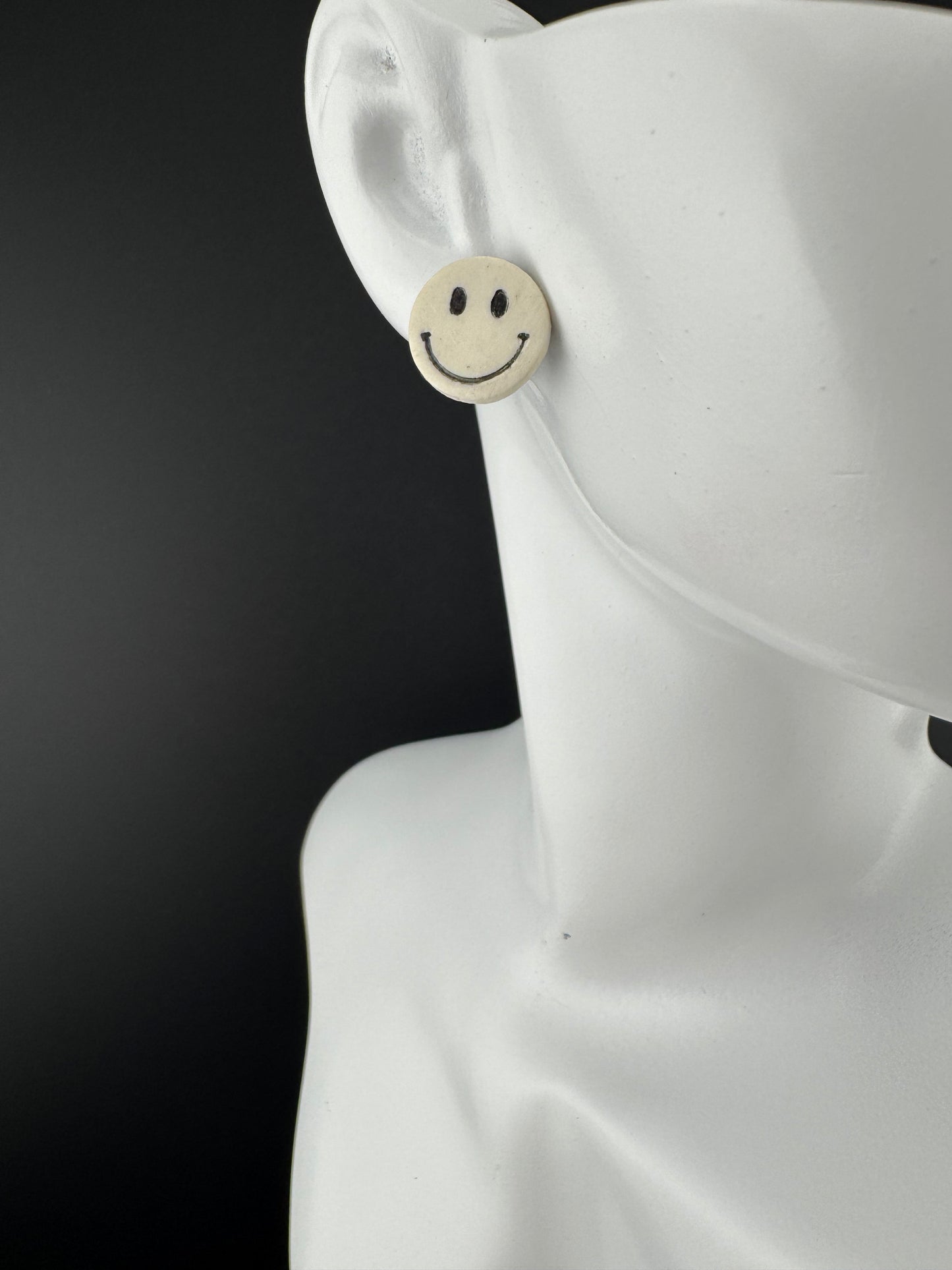 School Spirit Smiley face stud( Comes in Several Colors)