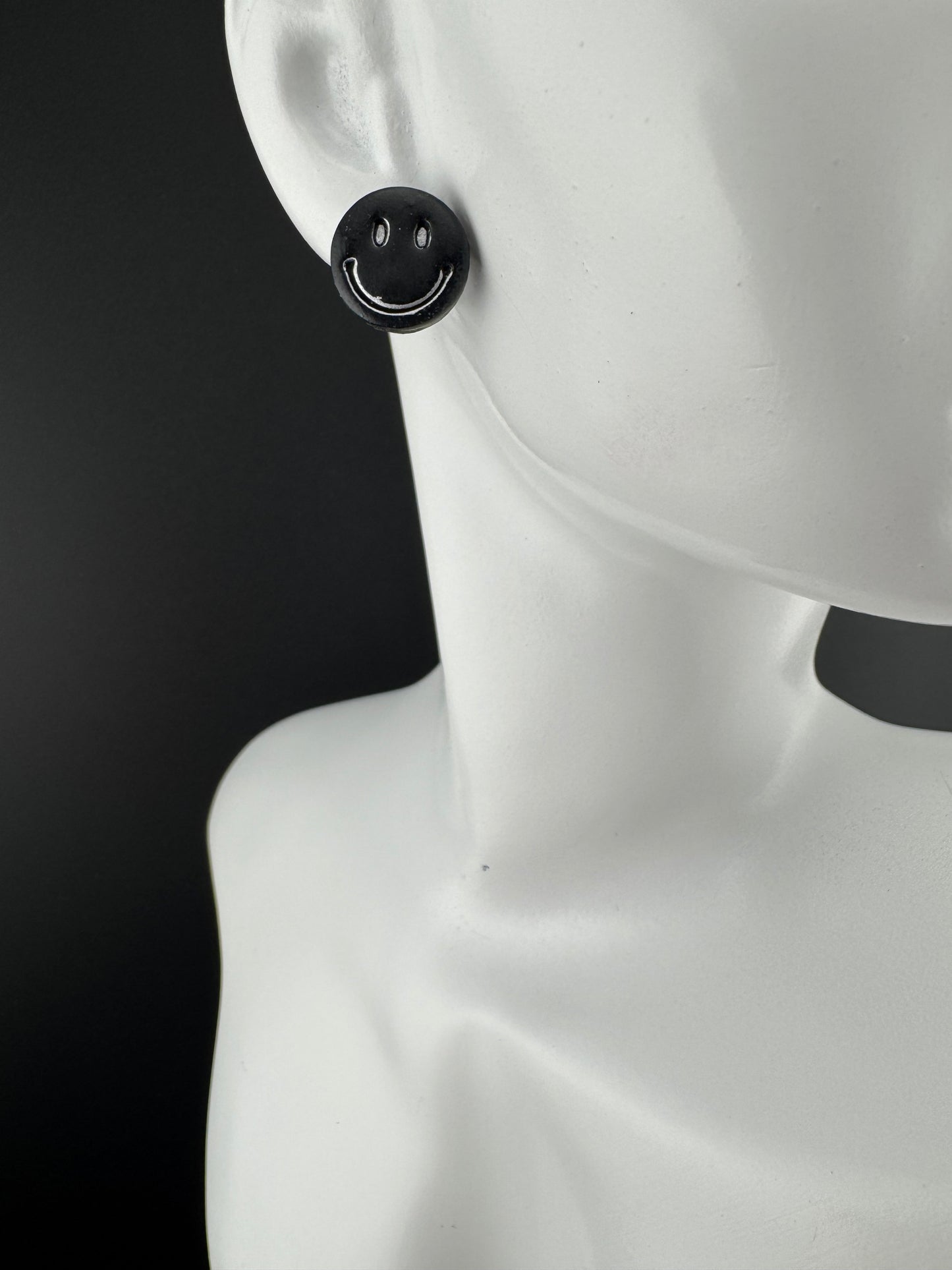 School Spirit Smiley face stud( Comes in Several Colors)