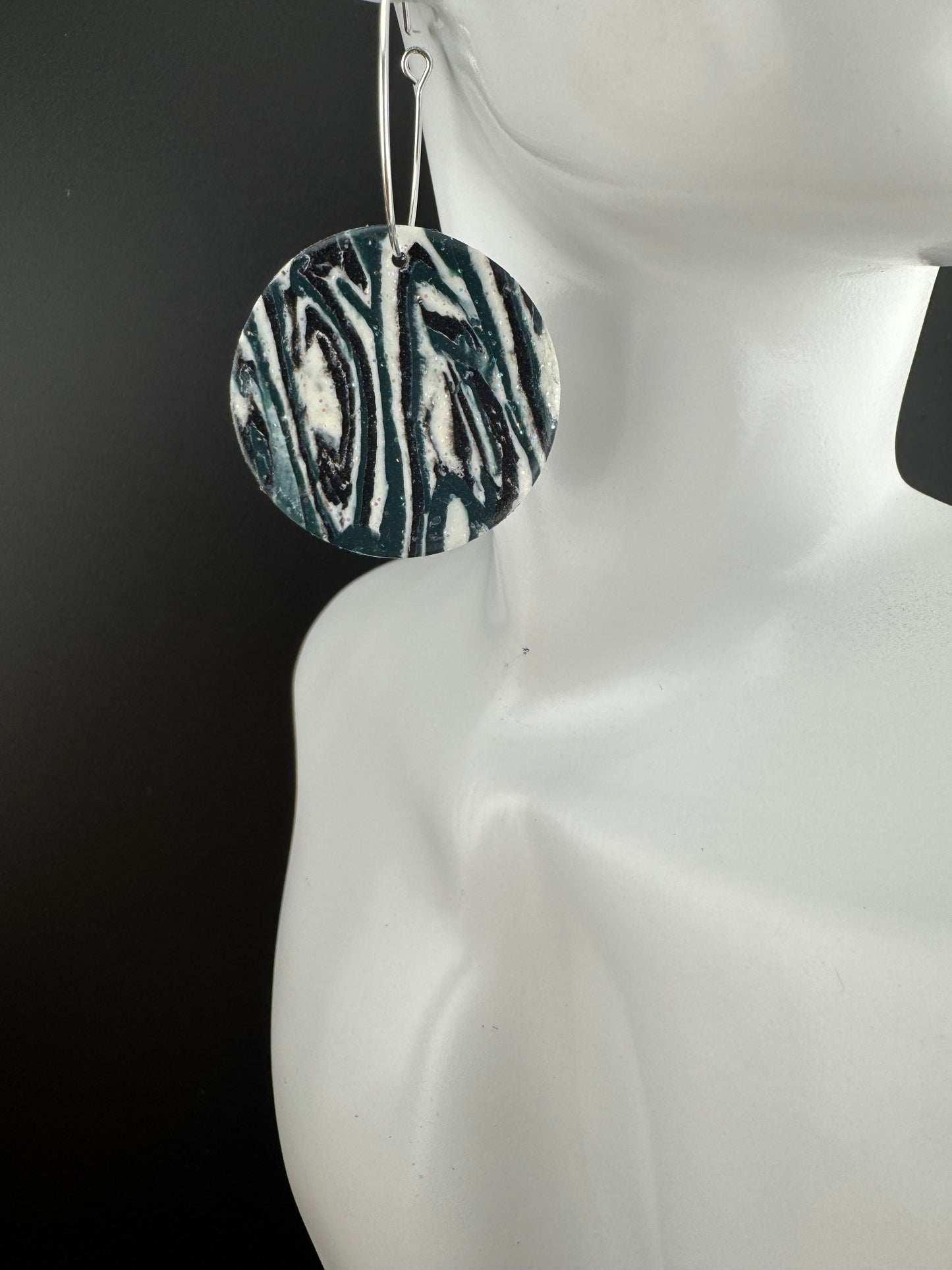 Represent Your School with these Tye-Dye Earring Hoops(Comes in Several Colors)