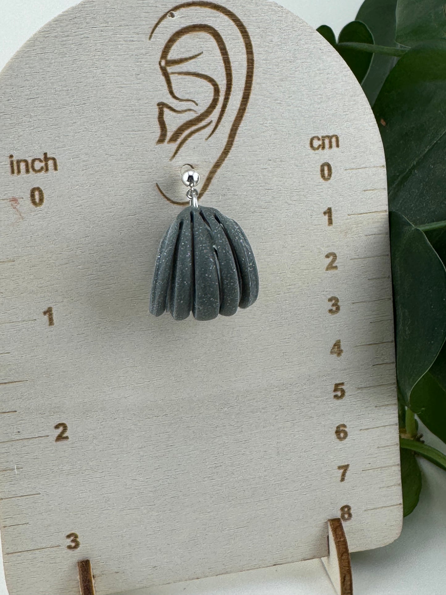Juniper  Leather-Like Earrings with Gold or Silver posts