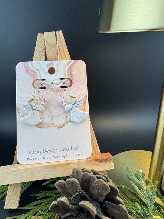 Angels on Silver Hoops