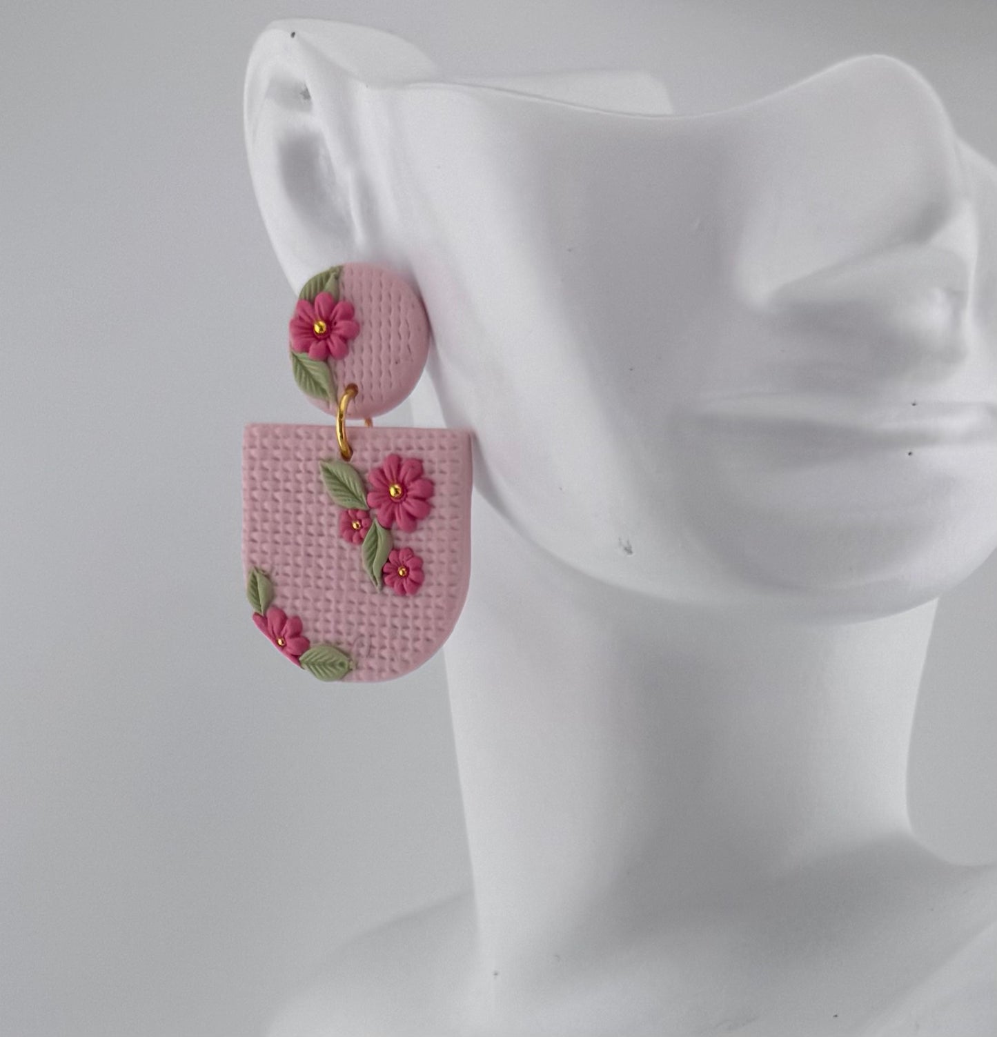 Garden Trellis Floral Drop Earrings