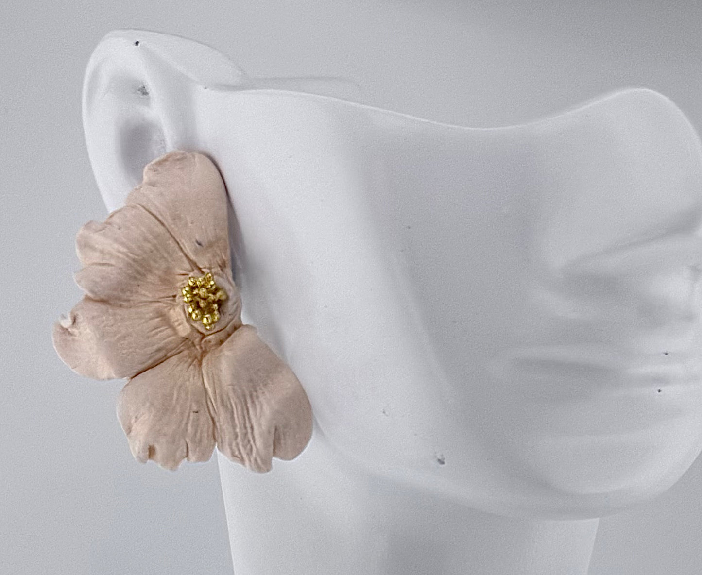 Sculpted Bloom Statement Earrings