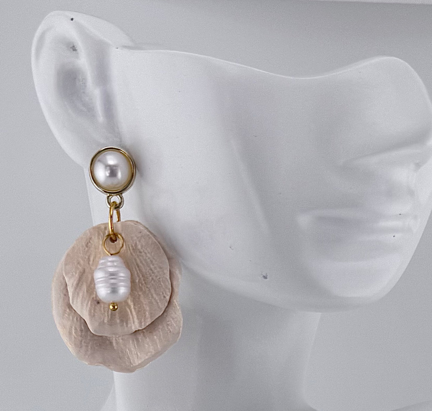Pearl Petal Bloom Earrings