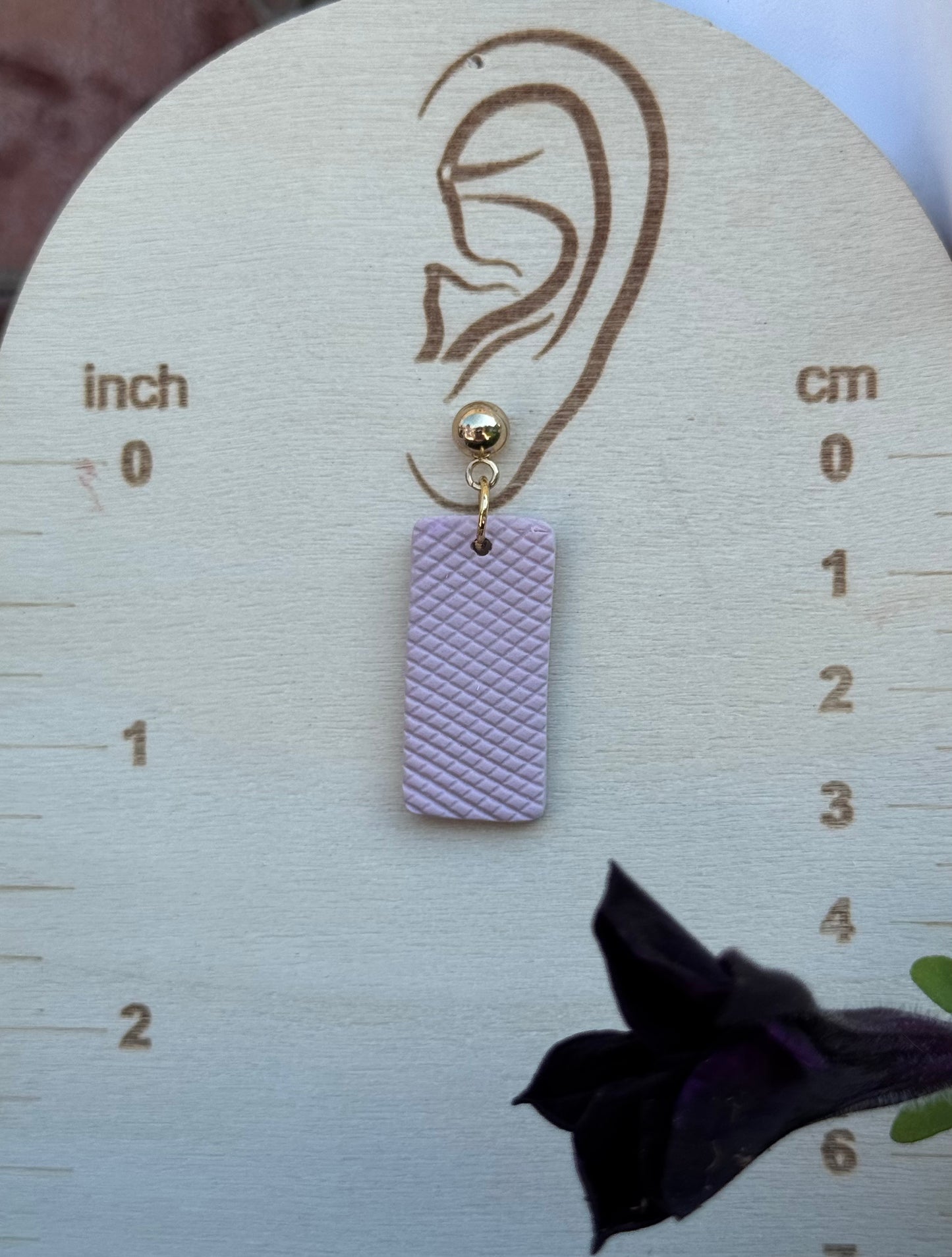 Woven Rectangle Drops