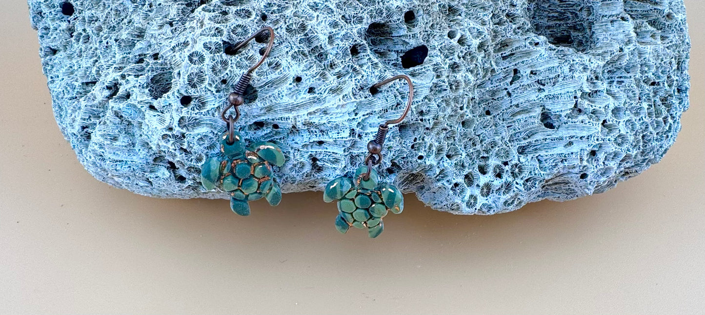 Sea Turtle Journey Earrings