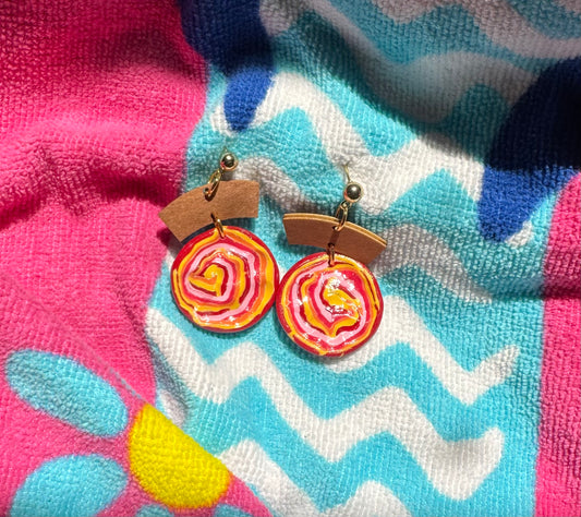 Sunset Swirl Earrings