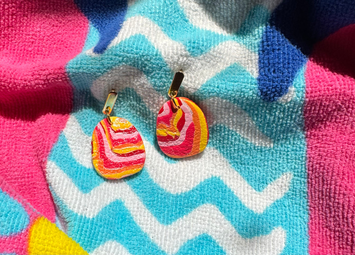 Slushie Ripple Drop Earrings