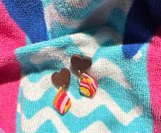 Sweet Swirl Drop Earrings