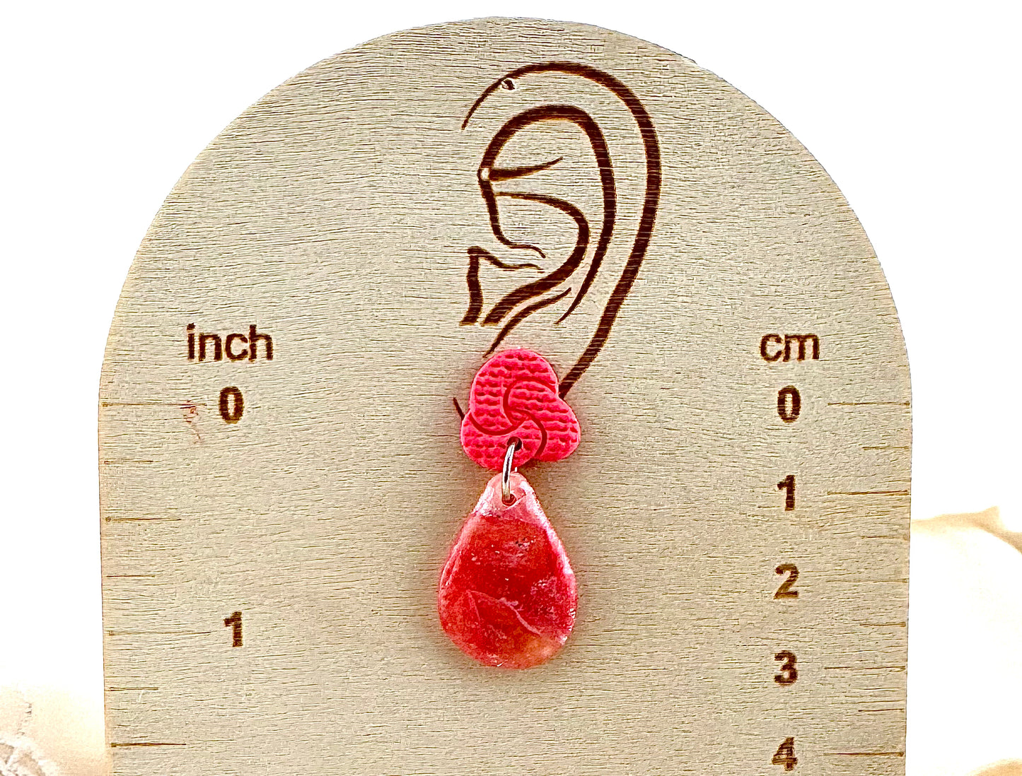 Rose Quartz Teardrop Earrings