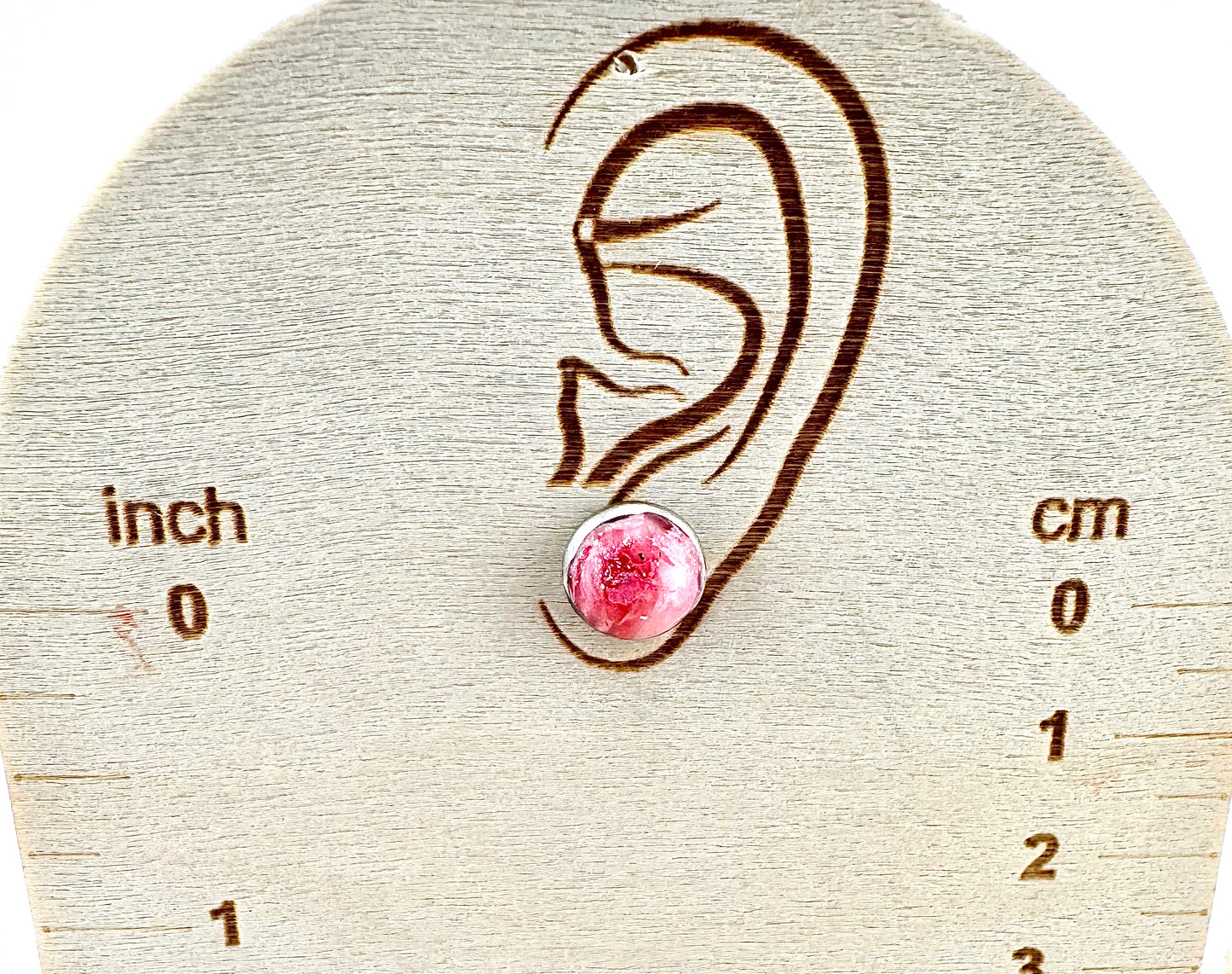 Rose Quartz Stud Earrings