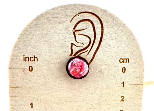 Rose Quartz Stud Earrings