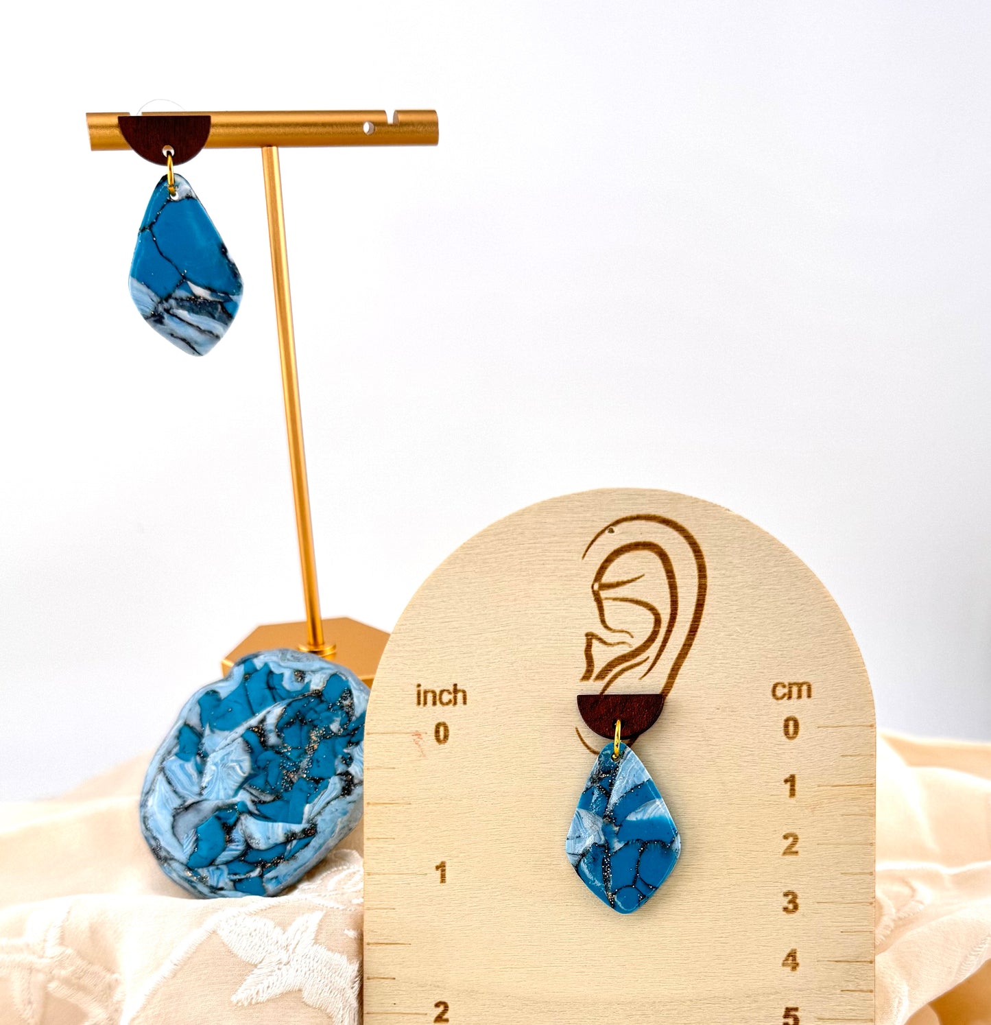 Turquoise Series-Turquoise Drop Earrings