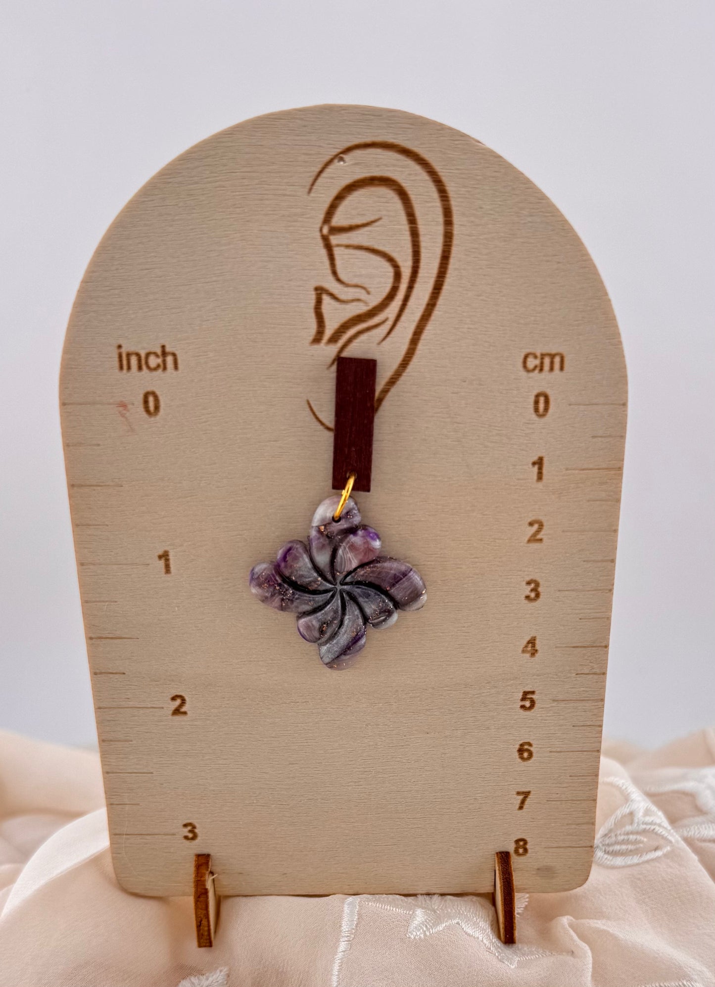 Amethyst Series- Amethyst Petal Drop Earrings