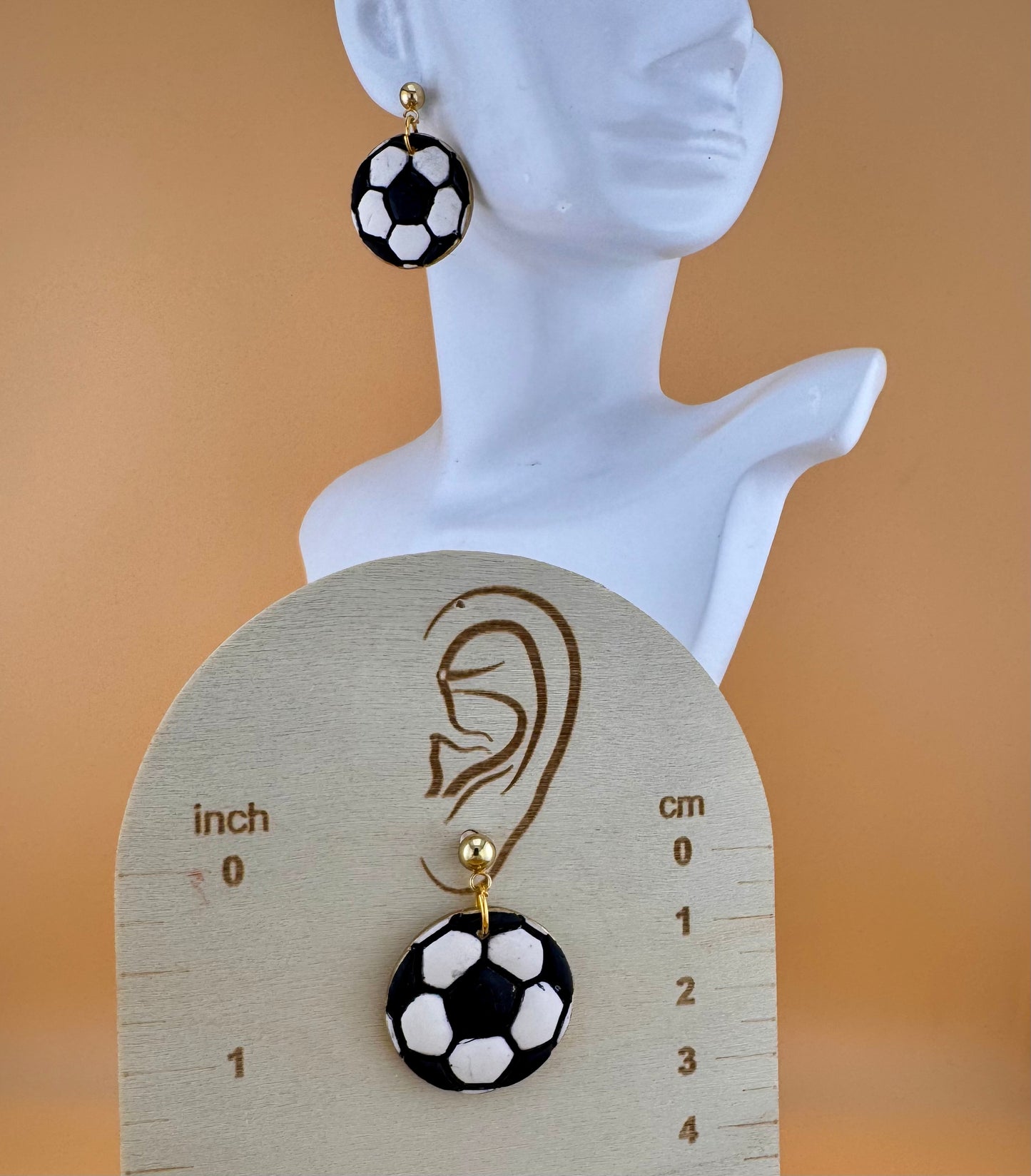 Soccer Ball Dangle Earrings⚽️