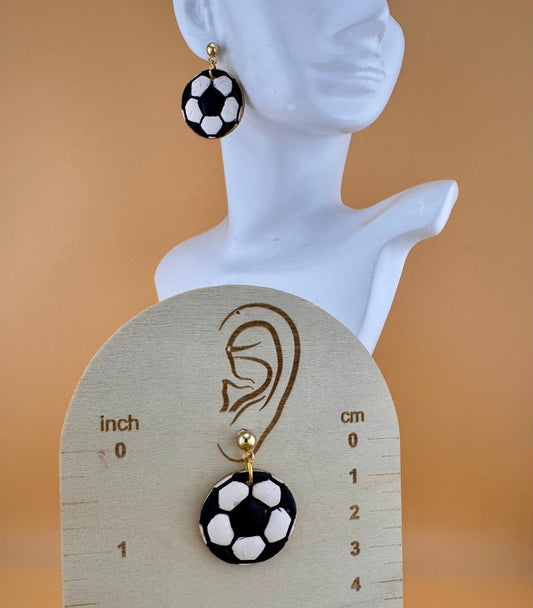 Soccer Ball Dangle Earrings⚽️