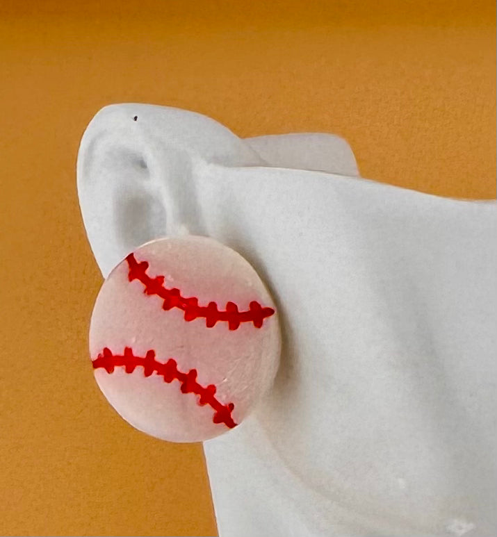 Classic Baseball Statement Studs