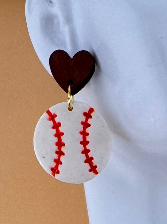 I ♥️ Baseball Earrings