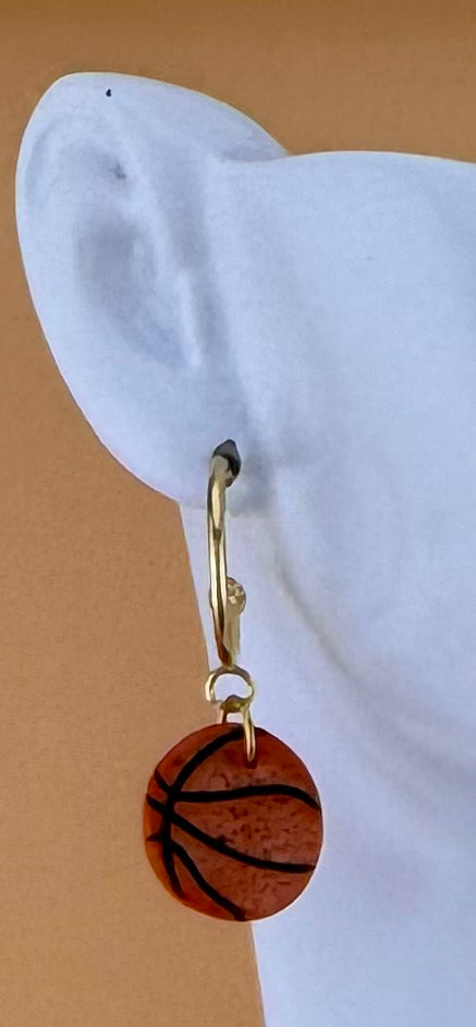Mini Basketball Hoop Earrings