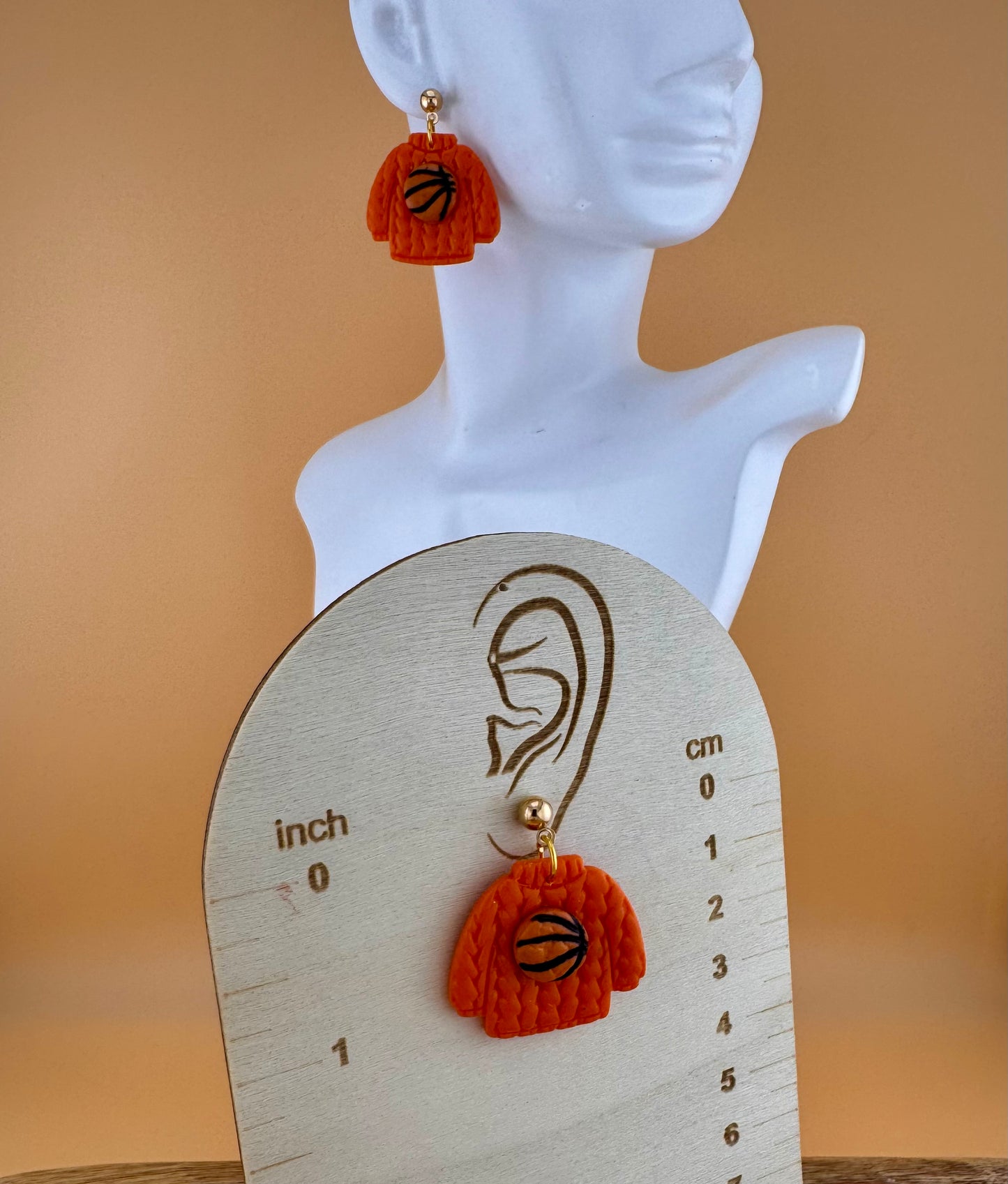 Basketball Sweater Earrings