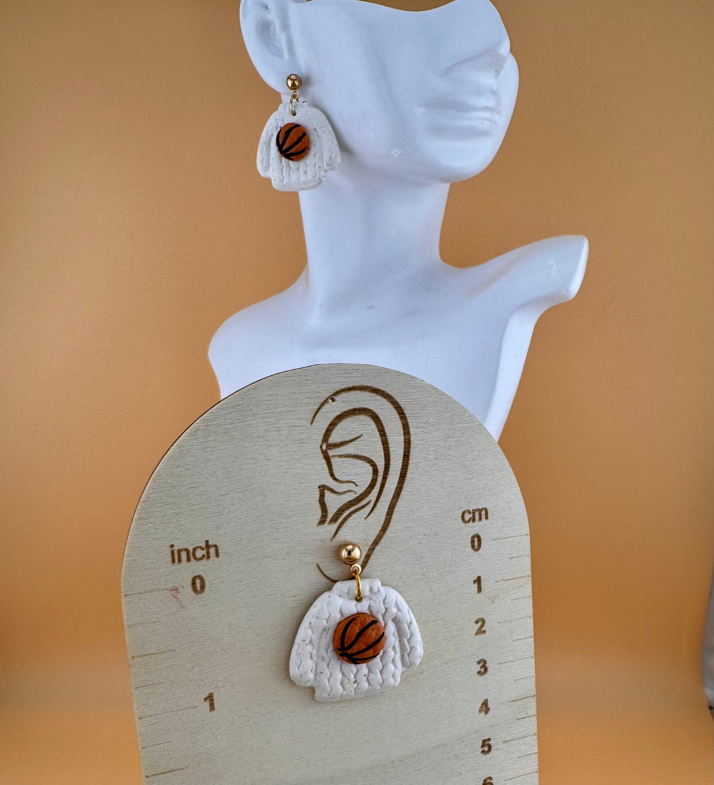 Basketball Sweater Earrings