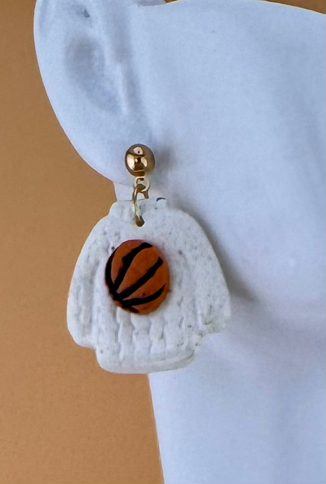 Basketball Sweater Earrings
