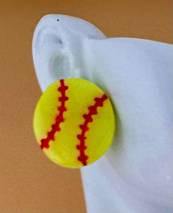 Softball Statement Studs